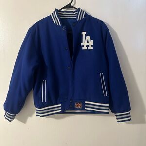 LA Dodger Blue and White Reversable Jacket